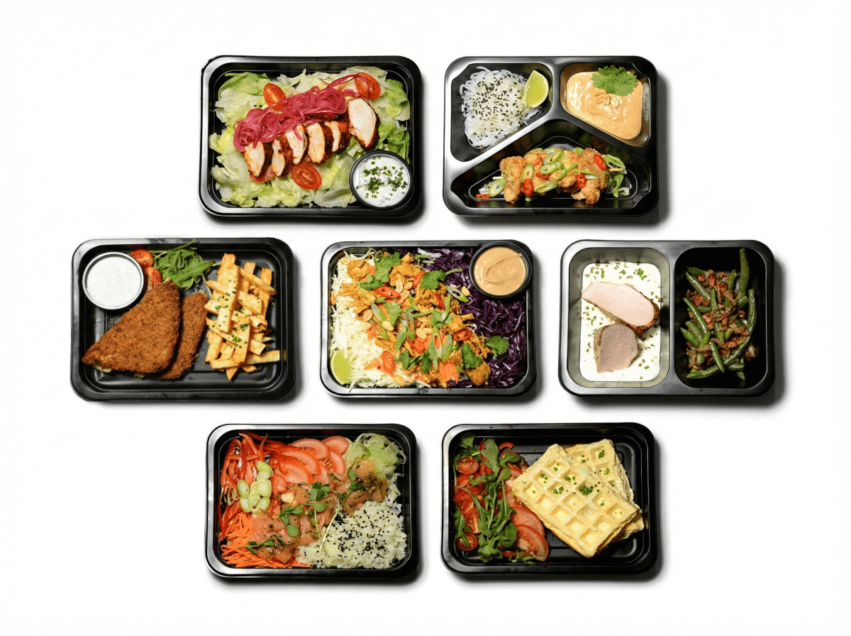 Zdravé Low-carb jídlo v krabičkách TastyBox